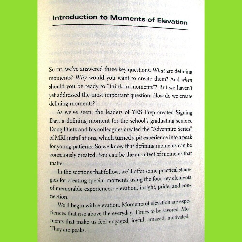 Book - The Power of Moments: Why Certain Experiences Have Extraordinary Impact - Picture 5 of 13